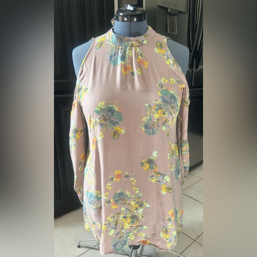 Free People long slee blouse / Floral Size S